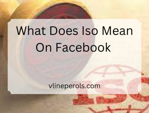 What Does Iso Mean On Facebook
