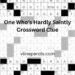 One Who's Hardly Saintly Crossword Clue